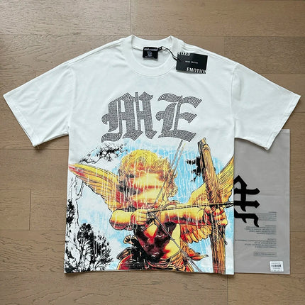 Angel Print Cotton T-Shirt