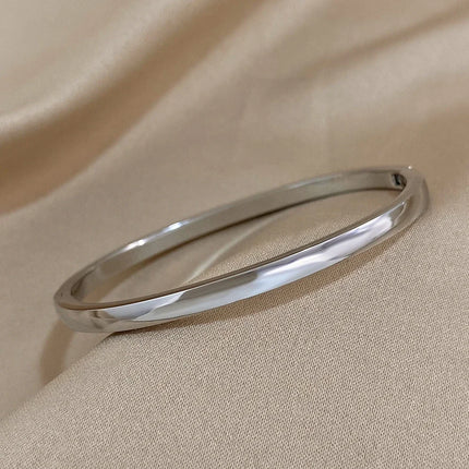 Gold Stainless Steel Bangle