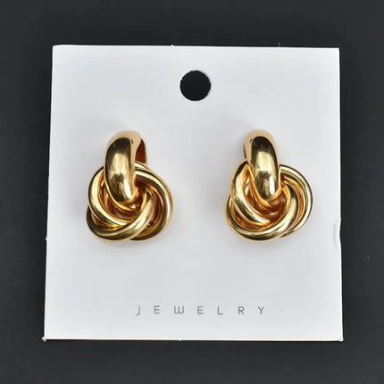 Chunky Knot Drop Earrings