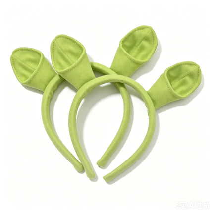 Halloween Shrek Creative Cute Headband Photo Performance Costume Hairpin Super Cute Women's New Cartoon Hair Accessory