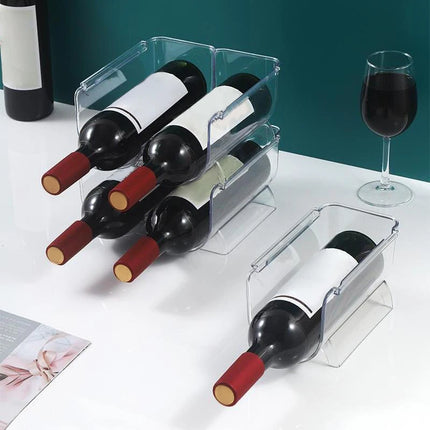 Wine Storage Rack Stackable Wine Bottle Holder Wine Cabinet Counter Holder Red Wine Storage Stand Champagne Wall Stand