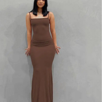 Women's Satin Slip Maxi Dress