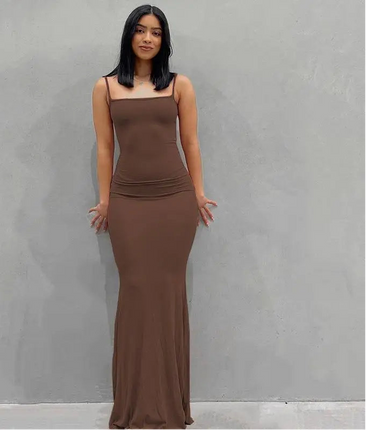 Women's Satin Slip Maxi Dress