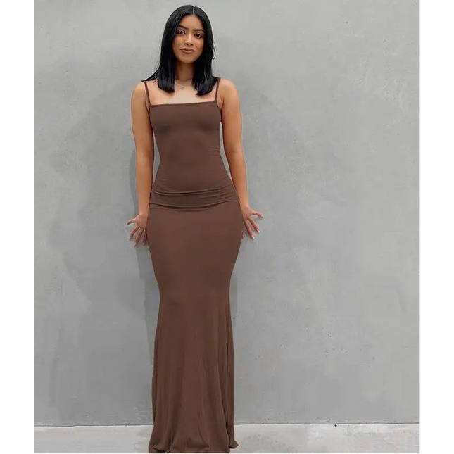 Women's Satin Slip Maxi Dress