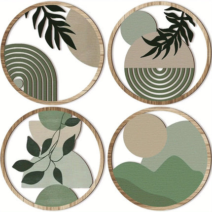 Bohemian Wooden Wall Art Set