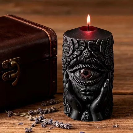 Halloween Demon Eye Candle Mold, suitable for candle/resin crafts, Halloween decoration DIY and handmade gift making molds,
