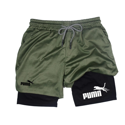 Men's 2-in-1 Sports Shorts