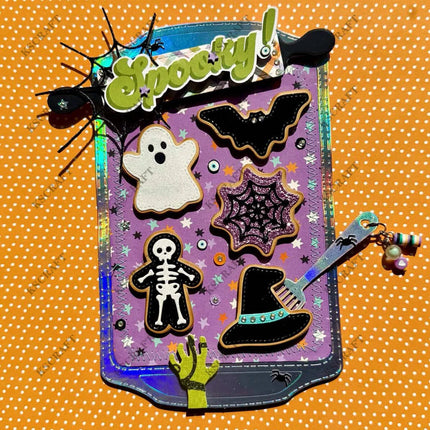 KSCRAFT Halloween Cookies Cutting Dies Stencils for DIY Scrapbooking Decorative Embossing DIY Paper Cards
