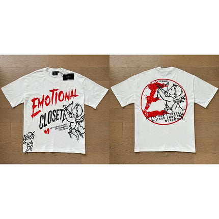 Angel Print Cotton T-Shirt