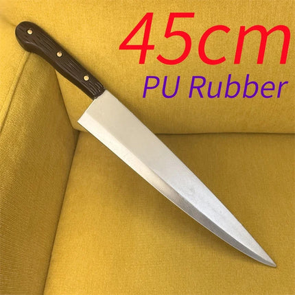 Halloween Scary Props Short KnifeKitchen Knife Weapons 1:1 Role Playing  Gasai Yuno Cosplay Safety PU Rubber Gifts