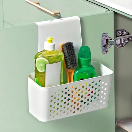 Kitchen Cabinet Door Interior Storage organizer and Box, Hanging Hook Behind the Door, Kitchen Cabinet Door Basket Shelf Baskets