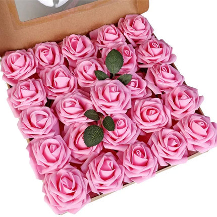 Artificial Foam Rose Flowers