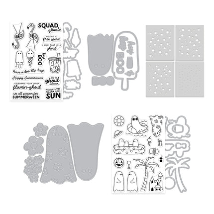 August 2026 New Halloween 13 Days of Crafty Treats Metal Cutting Dies Clear Stamps for DIY Making Card Scrapbook Embossed Paper