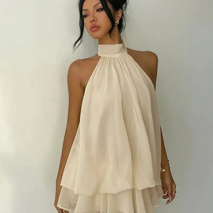 Women's Halter Mini Dress