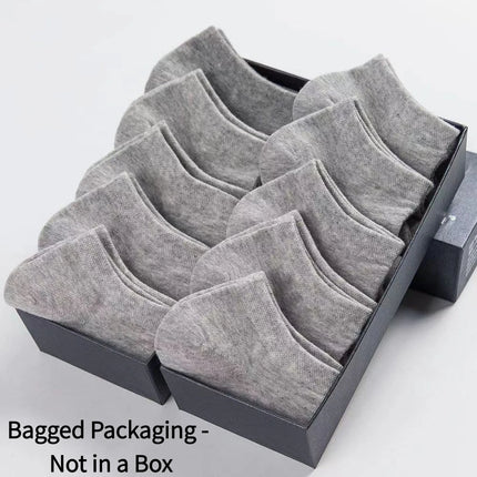5/10 Pairs Unisex Ankle Socks Solid Color Black White Gray Cotton Deodorant Breathable Running Sports Socks New Spring Summer