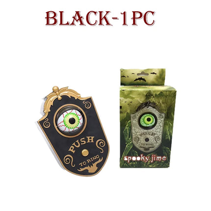 Halloween Haunted Doorbell Animated Eyeball Halloween Decoration with Spooky Sounds Halloween Doorbell Party Decor