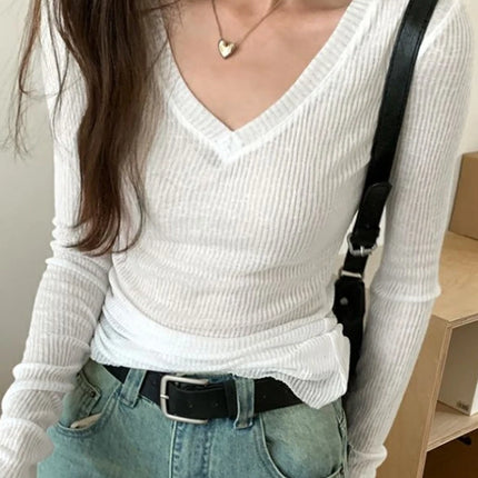 Women's Sheer Long Sleeve Tee