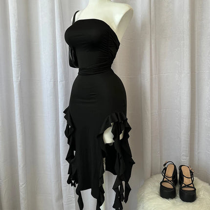 Women's Floral Strapless Mini Dress