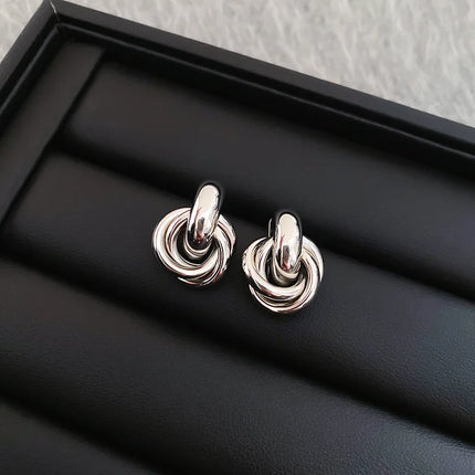 Chunky Knot Drop Earrings