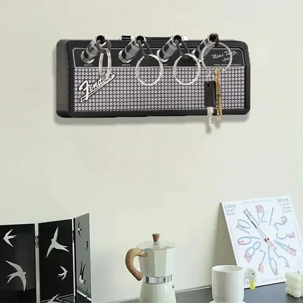 Retro Guitar Jack Key Holder