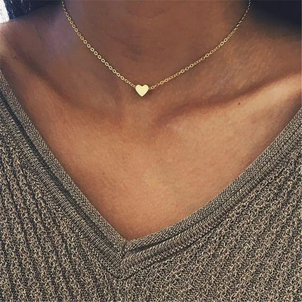 Minimalist Pearl Chain Necklace