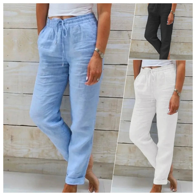 Women's Linen Casual Pants