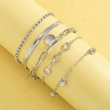 Geometric Cuff Bracelet Set