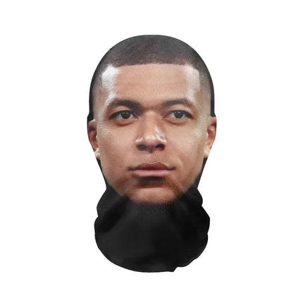 Cosplay Headwear Hip Hop Fashion Hood Hat Headgear New 3D Printed Kanye Mask Elastic Mesh Halloween Decor Full Face Mask Unisex