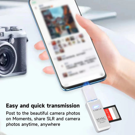 2 in 1 USB 3.0 Card Reader Micro TF sd card Reader usb adapter High Speed Cardreader TF Memory card For PC Laptop Accessories