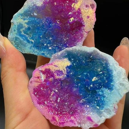 Natural Agate Crystal Display Stone