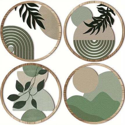 Bohemian Wooden Wall Art Set