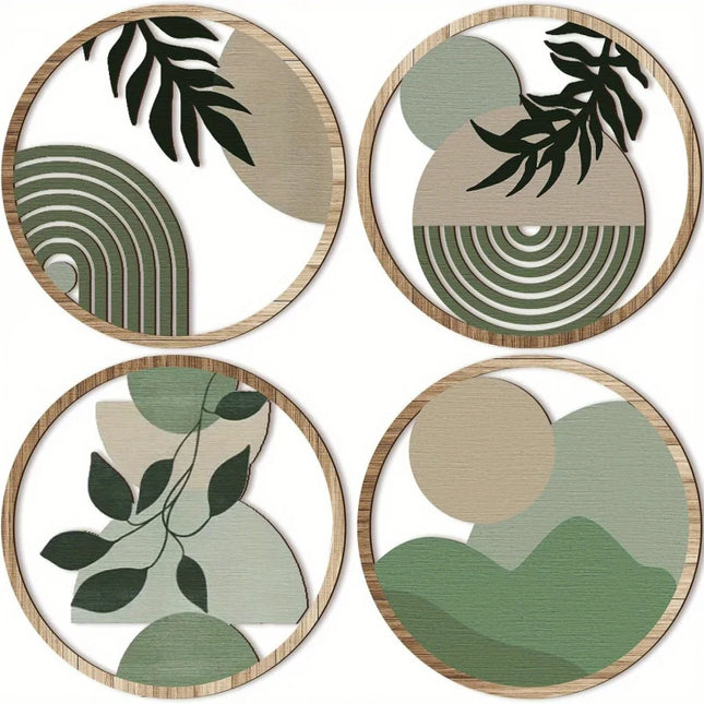 Bohemian Wooden Wall Art Set
