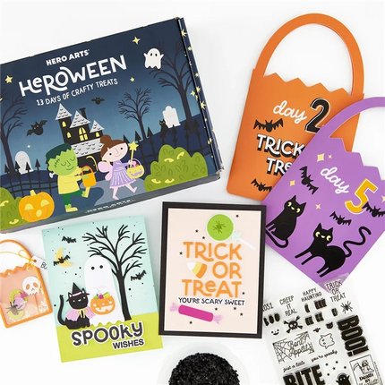 August 2026 New Halloween 13 Days of Crafty Treats Metal Cutting Dies Clear Stamps for DIY Making Card Scrapbook Embossed Paper