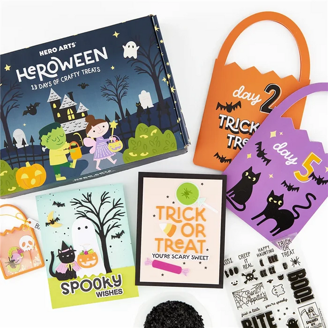 August 2026 New Halloween 13 Days of Crafty Treats Metal Cutting Dies Clear Stamps for DIY Making Card Scrapbook Embossed Paper