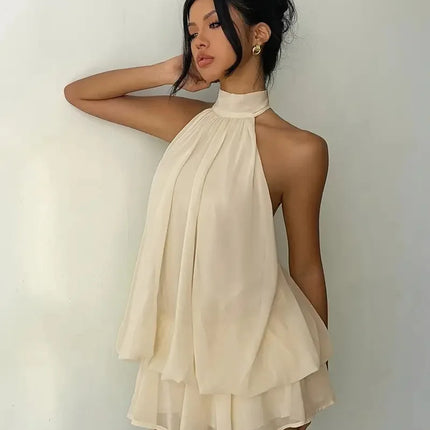 Women's Halter Mini Dress