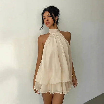 Women's Halter Mini Dress