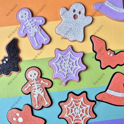 KSCRAFT Halloween Cookies Cutting Dies Stencils for DIY Scrapbooking Decorative Embossing DIY Paper Cards