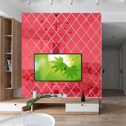 3D Acrylic Mirror Wall Stickers