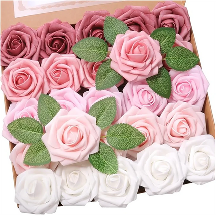 Artificial Foam Rose Flowers