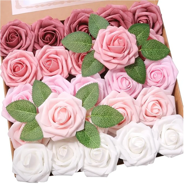 Artificial Foam Rose Flowers