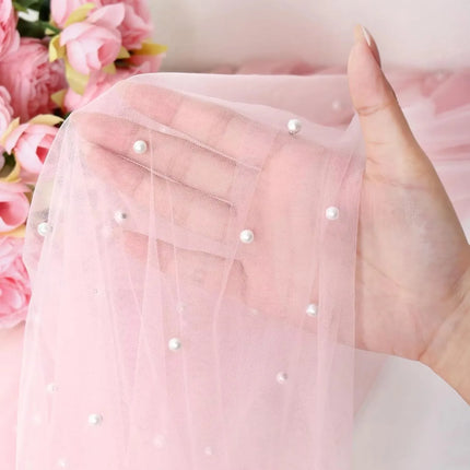 Pearl Tulle Table Runner