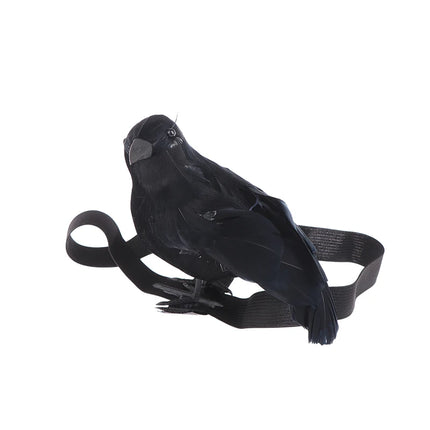 Halloween Party Costumes Black Crow with Shoulder Strap Decoration Cosplay Props