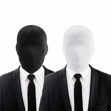 Unisex full face spandex mask, Halloween mask costume character dark cosplay masquerade party social phobia privacy protection