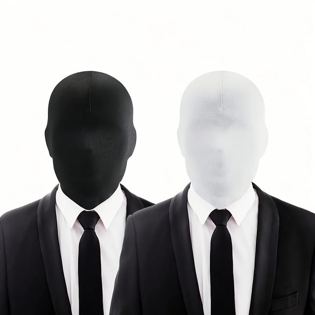 Unisex full face spandex mask, Halloween mask costume character dark cosplay masquerade party social phobia privacy protection