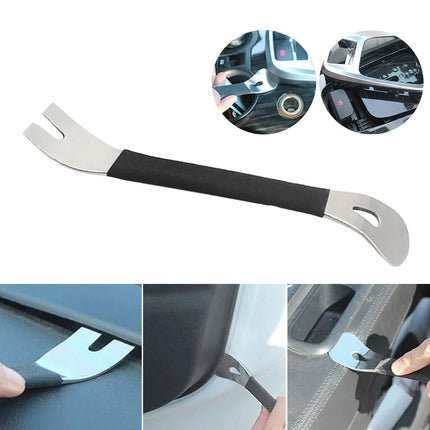 Stainless Steel Car Trim Removal Tool Pry Plate Interior Panel Clip Install Pry Bar