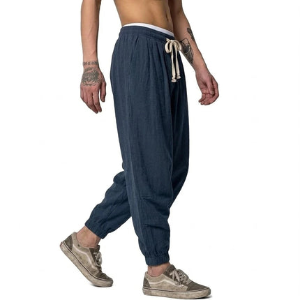 Men's Linen Harem Pants