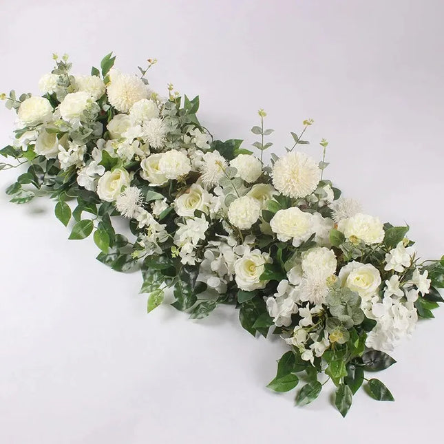 Luxury White Rose Garland