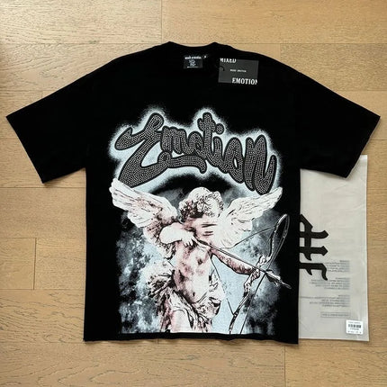 Angel Print Cotton T-Shirt