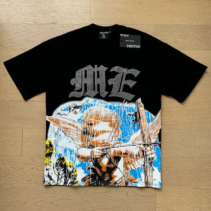 Angel Print Cotton T-Shirt