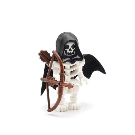 MOC Halloween Skeleton Army Mini Doll  DIY Building Blocks Assembled Building Blocks  Toy Character Doll Skeleton Ornaments